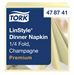 Tork Linstyle champagne non-woven napkin