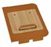 Brown lid for biowaste bin (right side) + bucket