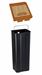 Brown lid for biowaste bin (right side) + bucket