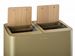 Venus Signature Olive Grey Recycling Bin 2x40L