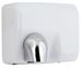 White automatic electric hand dryer