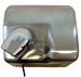 Automatic electric hand dryer in stainless steel