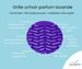 Lavender scented urinal grid