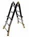 Centaur aluminum pro telescopic articulated ladder 0.94 m / 2.95