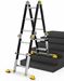 Opti plus pro V2 telescopic articulated ladder