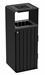 Artri Alu calibrated 110L recycling bin for other waste with ashtray