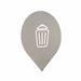 Trinox grey bin sign for other waste