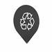 Trinox recycling bin sign