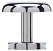 Patere 1 round chrome head