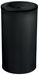 110L black fireproof trash can Rossignol