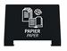 Alitri paper trash can nameplate