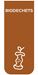 Selective sorting label for biowaste