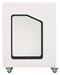 Vigipirate-era wheeled recycling bin, 90L, for Cubatri cups