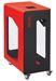 90L metal Cubatri recycling bin with Vigipirate security measures on wheels