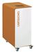 90L wheeled recycling bin with white Cubatri cartridges