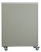 90L wheeled recycling bin for other waste, white, Cubatri