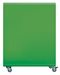 90L glass cubetri white wheeled recycling bin