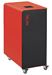 90L metal recycling bin on wheels, cubatri