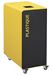 90L plastic recycling bin on wheels, cubatri