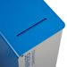 90L wheeled recycling bin for confidential papers, white, Cubatri