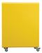 90L wheeled recycling bin for packaging, white, Cubatri
