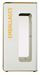 90L Cubatri white recycling bin (Vigipirate security alert)