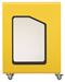 90L wheeled recycling bin (Vigipirate-rated) for packaging (cubatri)