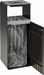 Artri Alu 110L recycling bin for other waste with ashtray