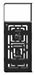 Artri 110L recycling bin for other waste