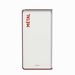 75L white metal recycling bin, Cubatri