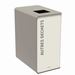 90L recycling bin for other waste, white Cubatri