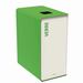 90L glass recycling bin, white Cubatri