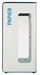 90L Cubatri white paper recycling bin (Vigipirate security alert)