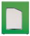 90L glass Cubatri white recycling bin (Vigipirate security alert)