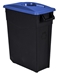 Selective waste bin 65L blue