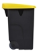 Recycling bin 85L yellow