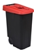 Recycling bin 85L red