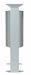 Outdoor trash up Rossignol 40 L gray metal
