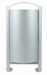 Outdoor trash Rossignol Arkéa 60 L gray metal