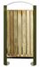 Outdoor trash timber 60L olive green Rossignol