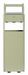 Rossignol cement grey outdoor ashtray 6L / 30 L