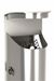 Outdoor ashtray Rossignol 2.5L gray metal
