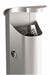 Outdoor ashtray Rossignol 2.5L gray metal