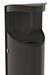 Rossignol 9L black outdoor wall-mounted ashtray