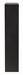 Rossignol 9L black outdoor wall-mounted ashtray