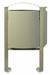 Outdoor ashtray bin foot 40 L Rossignol gray cement