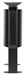 Outdoor ashtray bin foot 40 L manganese gray Rossignol