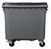 770 liter waste container 4 wheel front gray CV taken