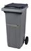 2 wheel waste container 120 liters ventral gray