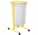 trash bag holder on wheels 110 liters yellow rape